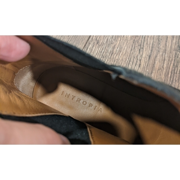 Intropia Leather and Calf Hair Black Short Boots Size EU 40 - Picture 7 of 13